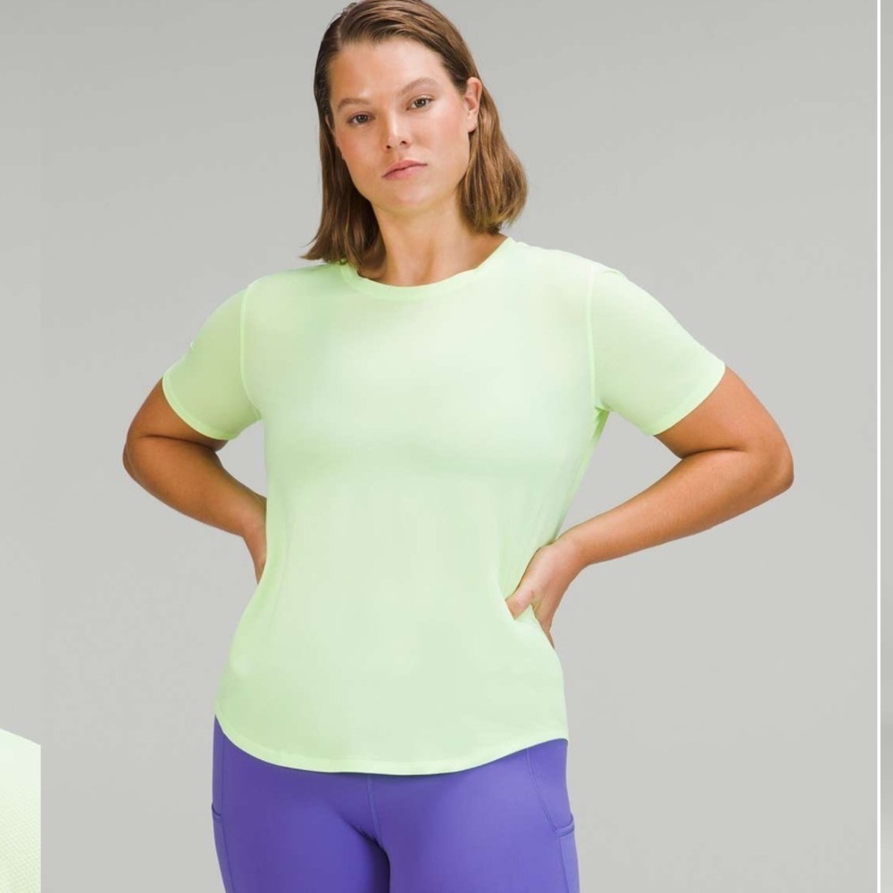 Lululemon High-Neck Running and Training T-Shirt
Faded Zap